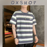 QXshop เสื้อยืดลายทางสุดปัง? สุดปังอลังเวอร์ ราคาคือดีย์เวอร์?มี 3 สีให้เลือกตำกันเลยค่าาา  ใส่ได้ทั้งวันชิลล์วันเที่ยวใส่แล้วโอปป้าไม่หวาย??