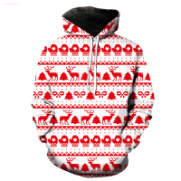 New Santa Claus Oversized Christmas Tree Mens Hoodies Pullover Fashion Funny Hip Hop Teens Casual Sweatshirts Unisex Long Sleeve popular