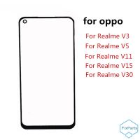 หน้าจอด้านหน้ากระจกโชว์สัมผัสแผงแอลซีดีสำหรับ Realme Oppo V11 V15 V5เปลี่ยน V3