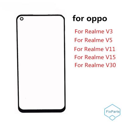 หน้าจอด้านหน้ากระจกโชว์สัมผัสแผงแอลซีดีสำหรับ Realme Oppo V11 V15 V5เปลี่ยน V3