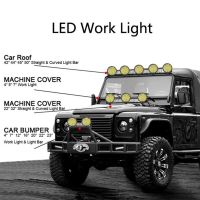 ไฟ Led ไฟตัดหมอกรถยนต์รถยนต์อัตโนมัติทางวิบาก4ชิ้น12V/24V 102W