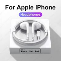 Headphone Original เหมาะสำหรับ Apple หูฟัง14 11 12 13 Pro Max XR X XS SE 6S 7 8 Plus อุปกรณ์เสริมบลูทูธหูฟังแบบมีสาย