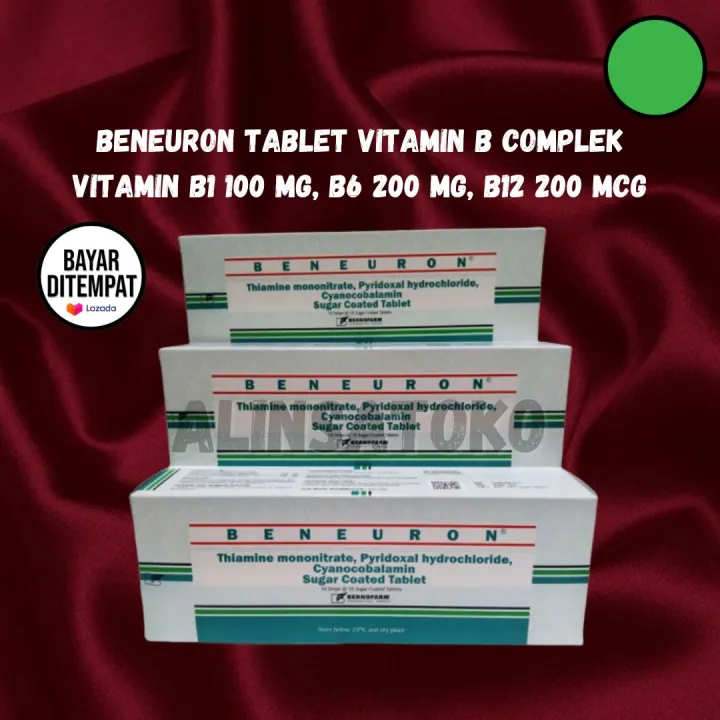 Beneuron Tablet Multi Vitamin Per Strip Isi 10 Tablet - Multivitamin B ...