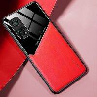 เคสฝาหลังสำหรับ Xiaomi 10T Pro/ Xiaomi 10T,เคสหนังอะคริลิกหนังหรูหราสีตัดกันปกป้องกล้อง Alas Magnetik กันกระแทกกันรอยขีดข่วน