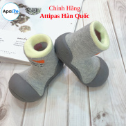 Attipas Tie - Gray AT006 - Giày tập đi cho bé trai bé gái từ 3