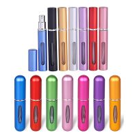 ◆ 5ml Mini Portable Travel Refillable Perfume Atomizer Bottle Refill Jars for Spray Scent Pump Case Empty Cosmetic Containers Tool