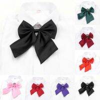 Women Cravat Red Black Butterfly Women 39;s Bow Ties Female Girl Student Hotel Clerk Waitress Neck Wear Silk Ties gravata Fashion