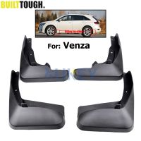 Molded Mud Flaps สำหรับ Toyota Venza 2009-2016 Mudflaps Splash Guards Mud Flap ด้านหน้าด้านหลัง Mudguards 2010 2011 2012 2013 2014 2015