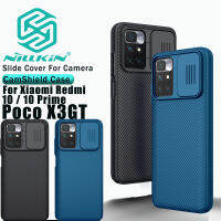 Nillkin เคส CamShield สำหรับ Xiaomi Redmi Note 11 4G (Global) Note 11s 11 pro 5G (Global) 11 Pro+ 10 Pro 5G Poco X3 GT PC ฝาหลังกรณีกระจกสไลด์โทรศัพท์กรณีกล้องเคสกันกระแทก