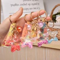 【YD】 New In Five-pointed Star Keychain Woman Cartoon Floating Car Pendant Accessories