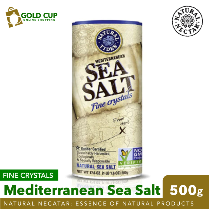 Natural Tides Mediterranean Sea Salt Fine 500g Lazada PH