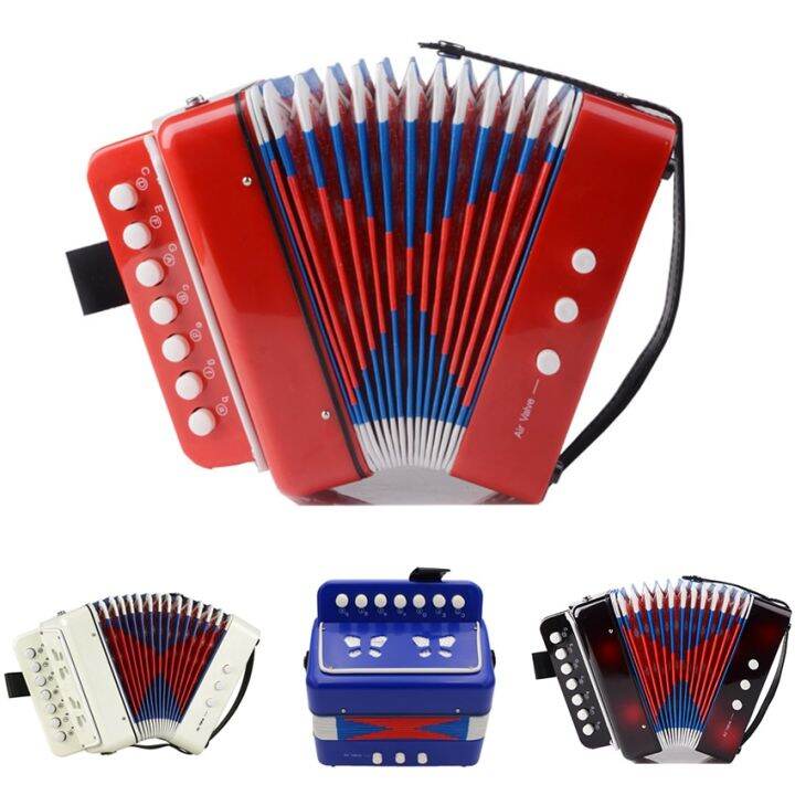 7 Keys Buttons Children's Ordion Acordeon Musical Instrument Climber