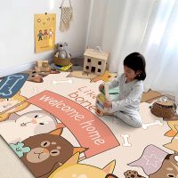 Car Cartoon Floor Mat Bedroom Girl Heart Bedside Blanket Room Family Living Room Full of Lovely Baby Crawling Mat