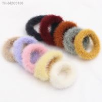 ✲✤ 10Pcs Fluffy Fur Elastic Hair Band Soft Warm Hair Rope Stretchy Rubber Band Fashion Women Girls Kids Hair Ties Accessories