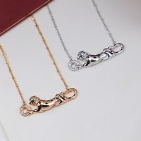 2023 Fashion High-End Luxury Jewelry Classic Womens Party Gifts For Couples Brand 925 Sterling Silver Spotted Leopard Necklace