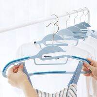 Household Traceless Antiskid Coat Clothes Hanger With Wide Shoulder Multifunctional Adult Child Drying Rack Type S Trouser Clip