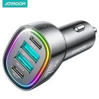 ♗▤ Joyroom 70W 4 in 1 Car Charger Super PD3.0 QC3.0 Fast Car Charger Adapter สำหรับ iPhone 14 13 12 Pro Max ที่ชาร์จบุหรี่ไฟแช็ก