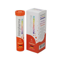 Multivitamin Interpharma Orange มัลติวิตามิน อินเตอร์ ฟาร์มา รสส้ม บรรจุ 20 เม็ด จำนวน 1 กล่อง