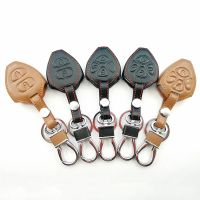 ▦¤﹊ High Quality Leather Car Key Case For Toyota Camry RAV4 Yaris Prado Tarago Corolla REIZ Crown Avalon Venza Protective Shell