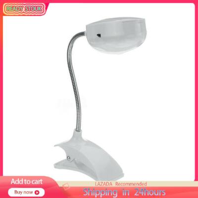 LED Reading Light with Clip Flexible Eye Protective Table Lamp Battery Powered LED Lamp