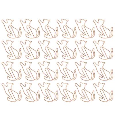 Paper Clips Clip Metal Animal Bookmark Cat Party Shaped Memo Multicolor Novelty File Decorativecoloful Favor
