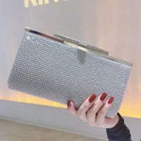 【Hot Sale】 New crystal clutch bag diamond celebrity dinner dress elegant banquet temperament