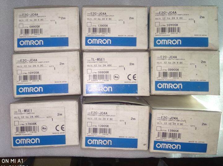 new-omron-e2c-jc4a-amplifier-unit-dc-three-wires-models-no-nc-selectable-npn-open-collector-pre-wired-models-ใหม่เหลือจากงาน