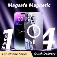 [Fast]ชาร์จไร้สายแม่เหล็กสำหรับ Magsafe ของแท้,[Fast]กันกระแทกแบบใส iPhone 14 13 12 Mini 11 Pro Max X XR SE 8 7 Plus