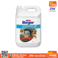 เบเยอร์ไดร้ท์ รักษาเนื้อไม้ สูตรน้ำ สีน้ำตาลดำ 4 ลิตร Beger