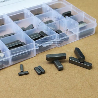 140Pcs Set Round Ended Feather Key Drive Shaft Parallel Keys 3mm 4mm 5mm 6mm Kit
