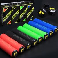 RISK Bicycle Silica Gel Handlebar Grips MTB Ultra-light Antiskid Soft Removeable Plastic End Plugs Bike Handle Bar Grips 1 Pair Handlebars