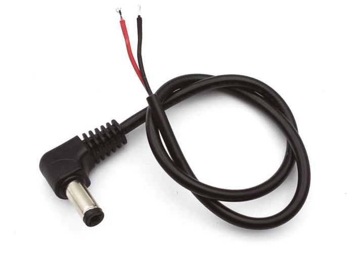 5pcs-2-1mm-x-5-5mm-dc-power-right-angle-male-plug-20awg-cable-25cm-wires-leads-adapters