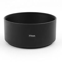 Metal Lens Hood Cover for 77mm Filter/Lens