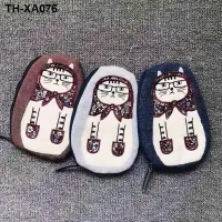 kusuguru กระเป๋าใส่เหรียญลายแมว Matryoshka สไตล์รัสเซียดั้งเดิม