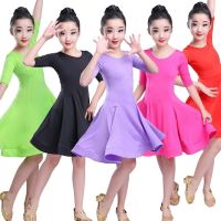 Carnival Girls Jazz Modern Ballroom Party Latin Dance Costume Child Dancing Dress Stage Wear Latin Outfits For Kids Dancewear