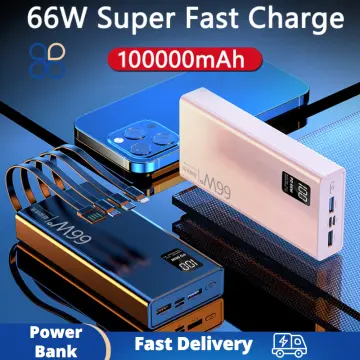 Shop Powerbank 100000mah Original Fast Charging Mi online - Jan 2024
