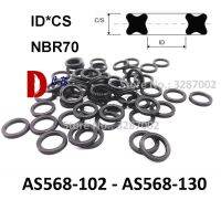 แหวนสี่เหลี่ยม Cs 2.62มม. As568 102 - As568-130 Xring Id X Cs Nitrile Nbr 70 Sha Buna N 70ซีลยาง X-แหวน