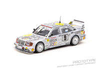 ** สั่งซื้อล่วงหน้า ** Tarmac Works 1:64 Benz 190 E 2.5-16 Evolution II #9พร้อมโมเดลรถคอนเทนเนอร์