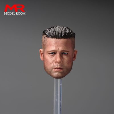 ✅1/6 Brad Pitt หัว Scult PVC ชายทหารหัวพอดีรูปแกะสลัก12 ตุ๊กตาร่างกายหุ่นแอคชั่นทหาร