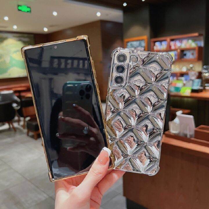 cold-noodles-สำหรับเคสโทรศัพท์มือถือสี่เหลี่ยมขนมเปียกปูนชุบด้วยไฟฟ้า-s22-s21-samsung-galaxy