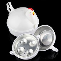 Chicken Shaped Microwave Kitchen Household Cooking Steamed Healthy Easy Clean Home Heat Resistant Eggs Boiler