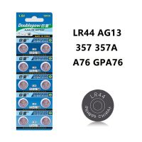 10ชิ้น1.5V ปุ่ม LR44 AG13 357 357 A76 GPA76นาฬิกาปุ่มอัลคาไลน์100% ดั้งเดิม