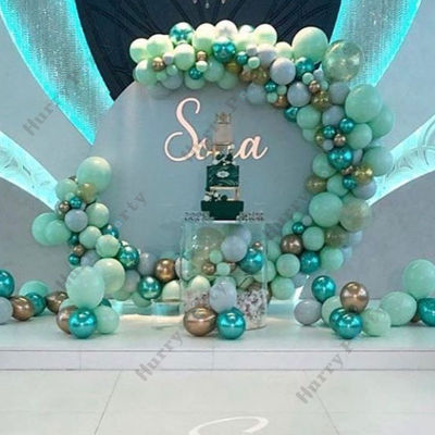 122Pcs Globos Metalicos Green Balloons Garland Arch Kit Confetti Gold Birthday Wedding Anniversary Party Decoration Baby Shower