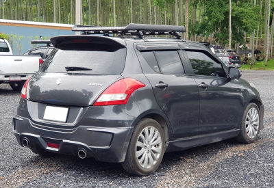 แร็คหลังคา หลังคา รถเก๋ง SUZUKI SWIFT ซูซุกิ สวิฟ มีตัวเลือก Hatchback 5ประตู แร็คหลังคารถยนต์ แร็คหลังบรรทุกสัมภาระ RACK ราวหลังคา