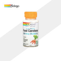 Solaray, Food Carotene, 500 mcg , 30 Capsules