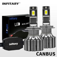 Infitary LED Car Headlights Canbus Bulbs Super Bright 30000LM Lamps H1 H11 H7 H4 9005 9006 HB3 HB2 9003 For Auto Fog Lights Kit