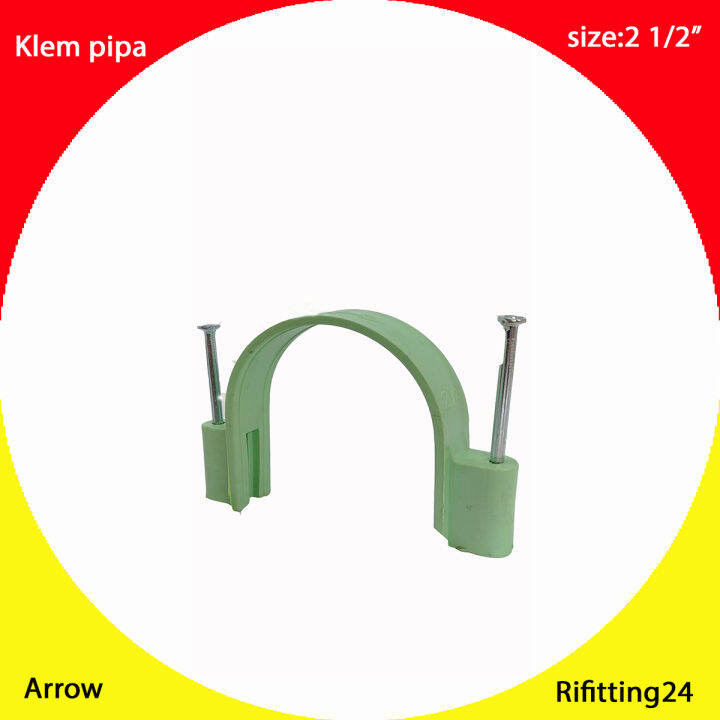 Klem Pipa Pvc Arrow Paku Beton Marabu Cm Lazada Indonesia