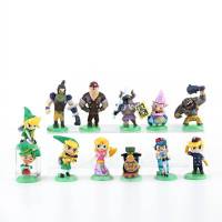 12pcs The Legend of Zelda Action Figure Q Version Link Model Dolls Toys For Kids Gifts Collections Car Ornament