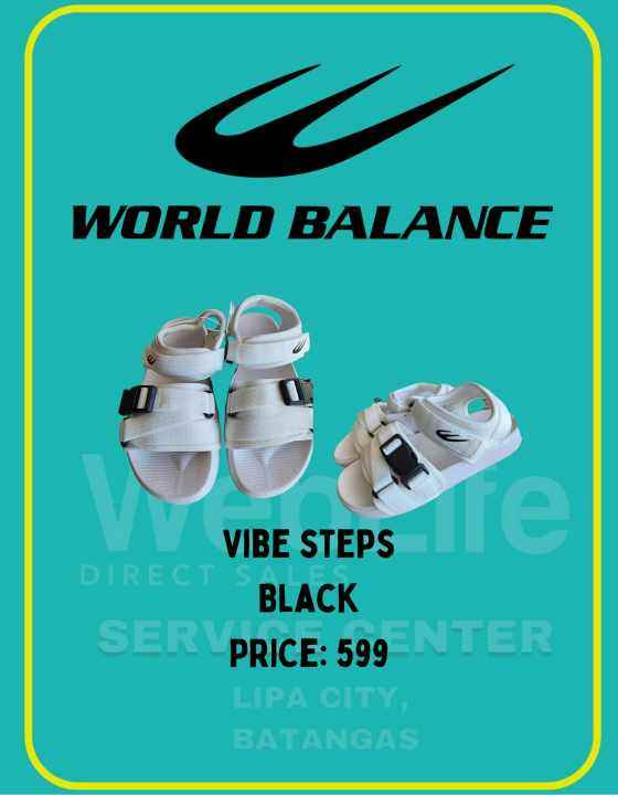 WORLD BALANCE VIBE STEPS SANDALS FOR LADIES Lazada PH