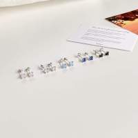 A.piece [all silver] Tiny Gems Earrings ต่างหูเงินแท้